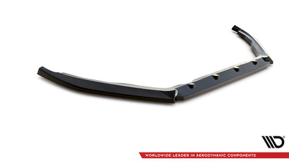 Front Ansatz V.2 für Peugeot 208 GTi Mk1 schwarz Hochglanz