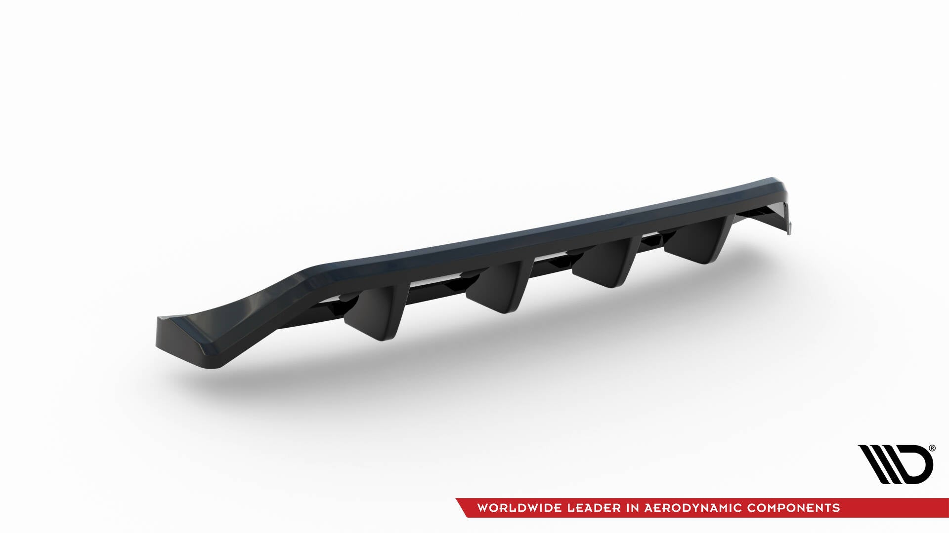 Mittlerer Cup Diffusor DTM Look Heck Ansatz für Mazda 3 Mk4 schwarz Hochglanz