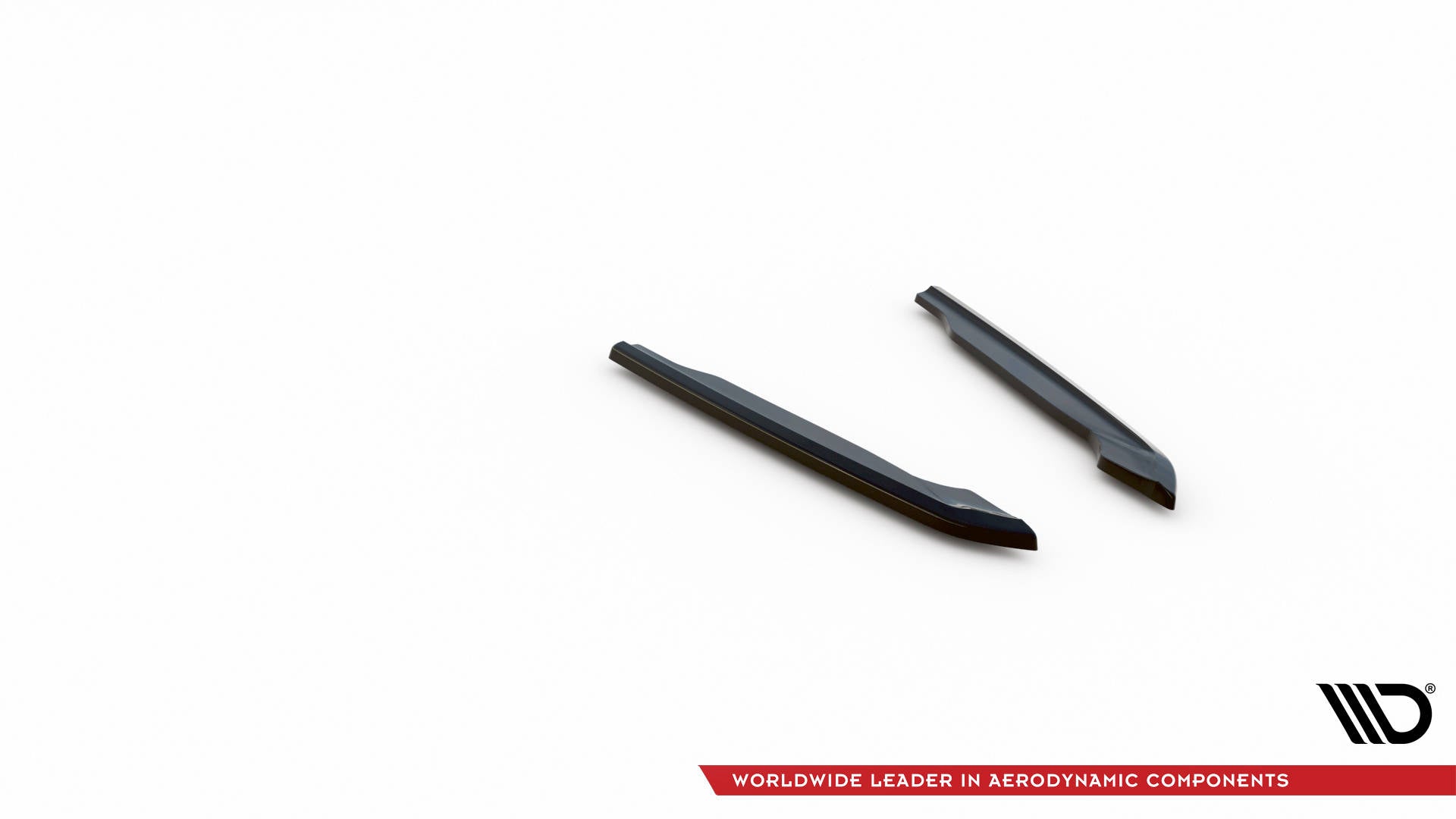Heck Ansatz Flaps Diffusor für Audi S8 D5 schwarz Hochglanz