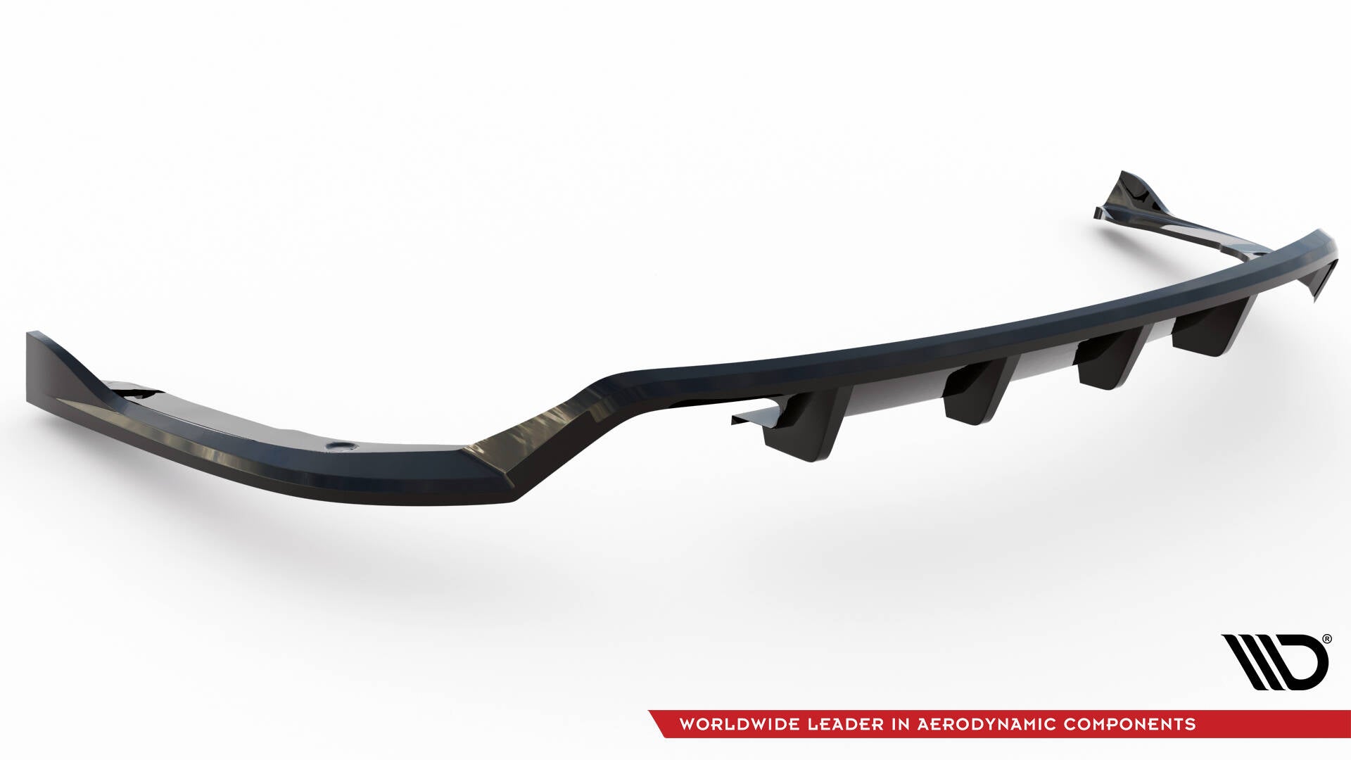 Mittlerer Cup Diffusor DTM Look Heck Ansatz für BMW 4er Coupe / Gran Coupe / Cabrio M-Paket F32 / F36 / F33 schwarz Hochglanz