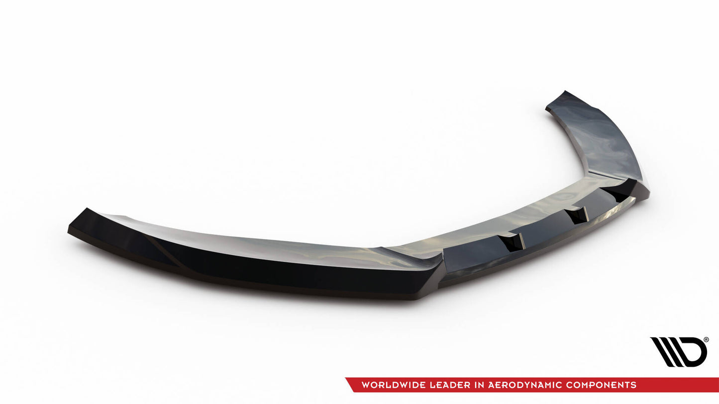 Front Ansatz V.4 für Audi S4 / A4 S-Line B8 schwarz Hochglanz