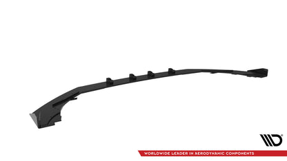 Street Pro Front Ansatz für +Flaps für V.1 + Flaps Audi RS3 Limousine 8V Facelift schwarz Hochglanz