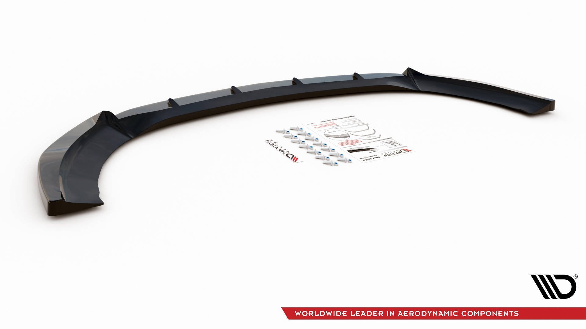 Front Ansatz V.3 für Mercedes-Benz V-Klasse AMG-Line W447  schwarz Hochglanz
