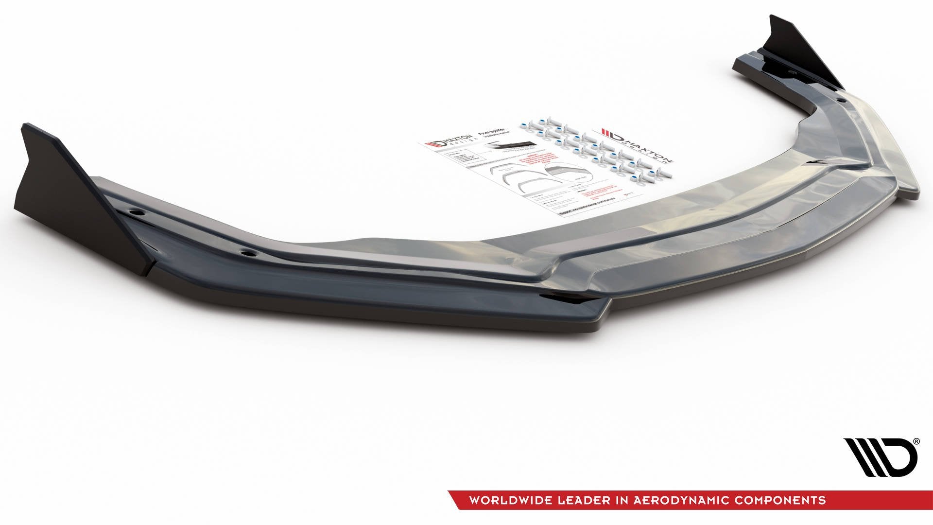 Front Ansatz V.2 + Flaps für Ford Mustang GT Mk6 Facelift