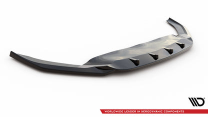 Front Ansatz V.2 für VW Passat R-Line B8 Facelift schwarz Hochglanz