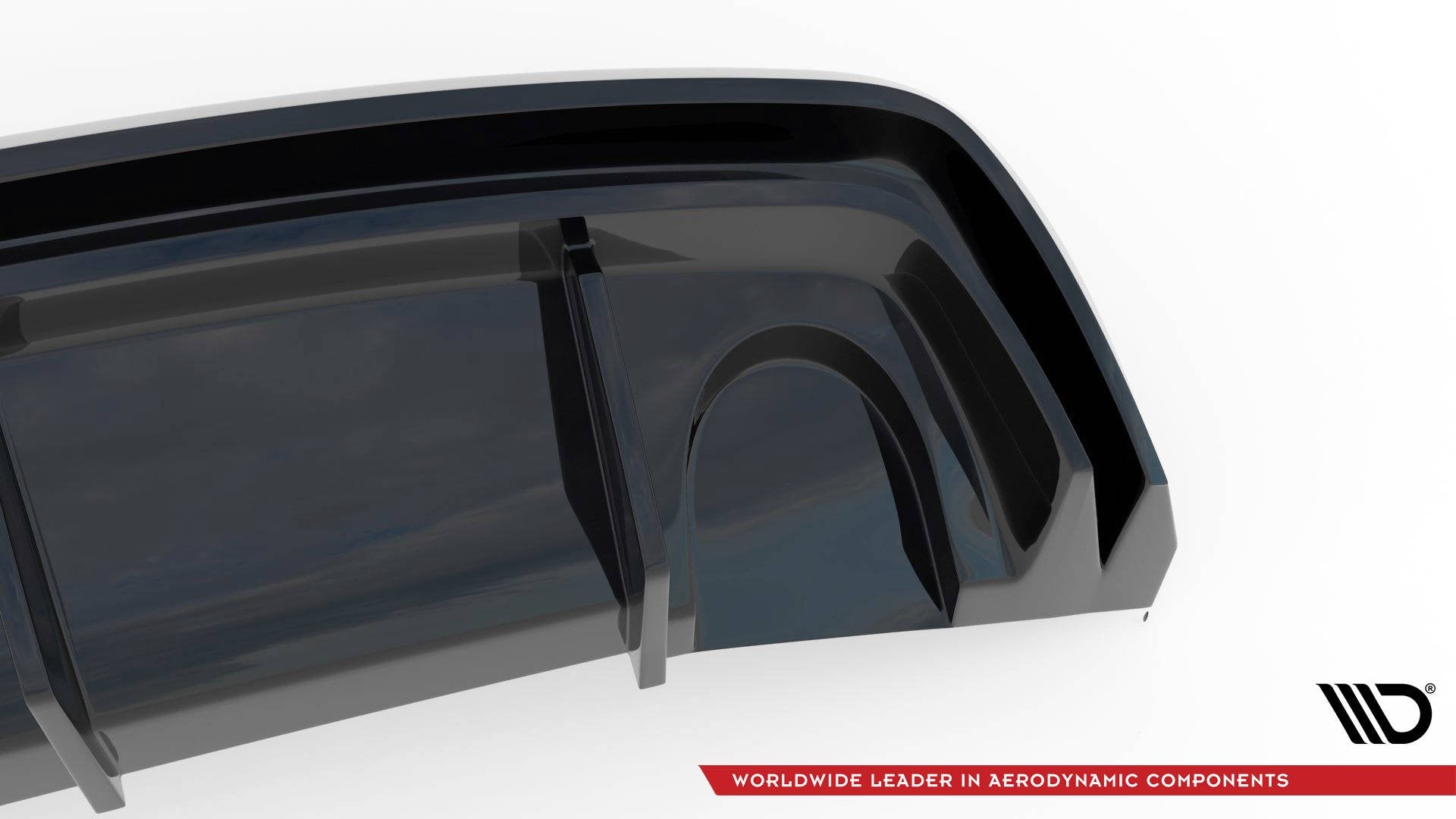 Diffusor Heck Ansatz für Alfa Romeo Giulietta (Einzelauspuff li.)