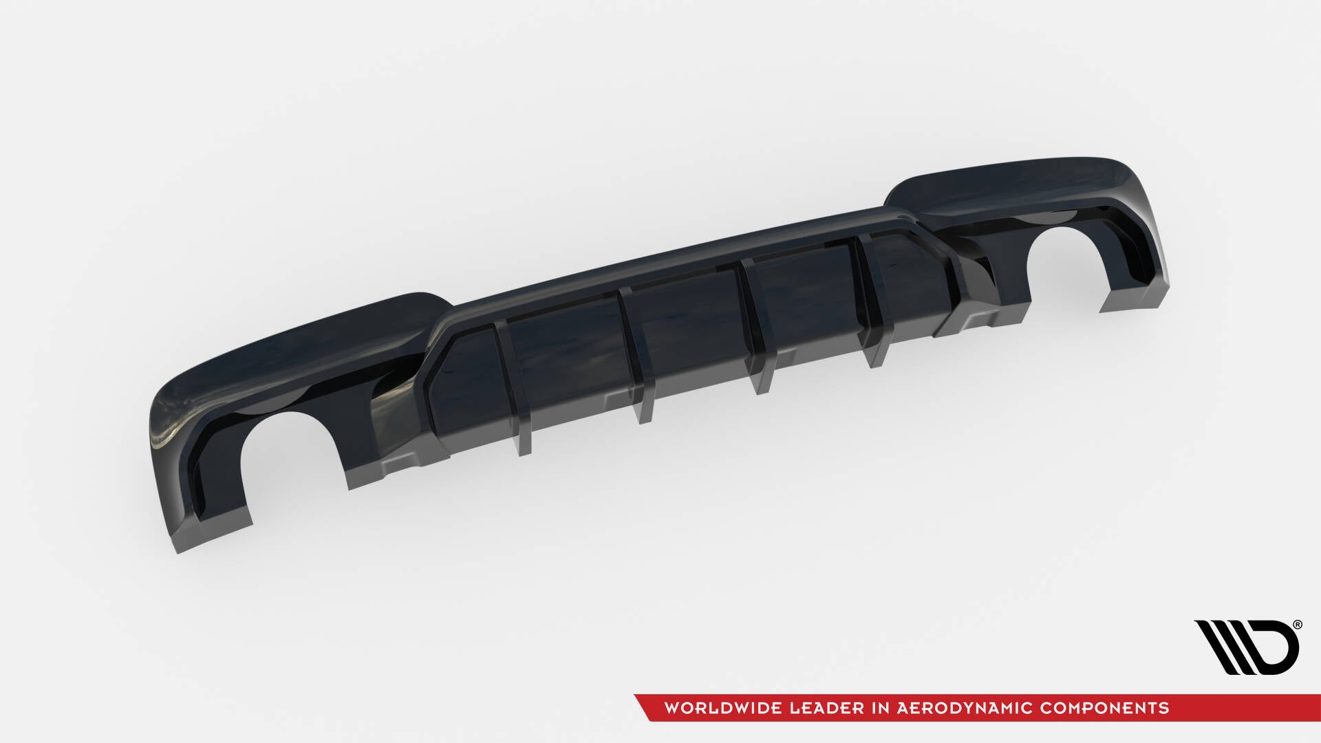 Diffusor Heck Ansatz V.2 für BMW 5er M-Paket F10 / F11 (Einzelauspuff li. re.)