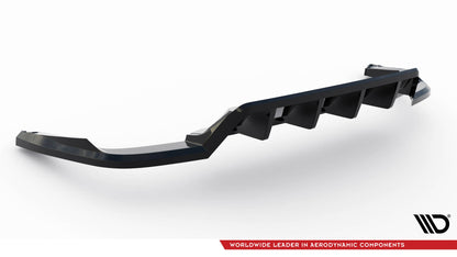 Mittlerer Cup Diffusor DTM Look Heck Ansatz für Skoda Kodiaq RS Mk1 / Mk1 Facelift schwarz Hochglanz