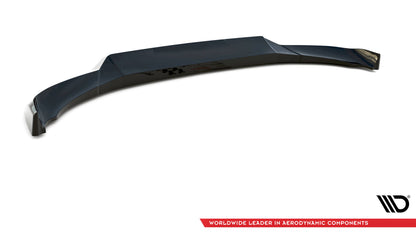Front Ansatz V.1 für BMW X4 M-Paket G02 Facelift schwarz Hochglanz