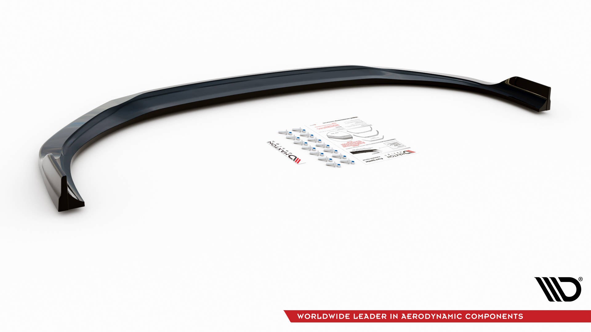Front Ansatz V.3 für Hyundai I30 N / I30 N-Line Hatchback/Fastback Mk3 Facelift schwarz Hochglanz