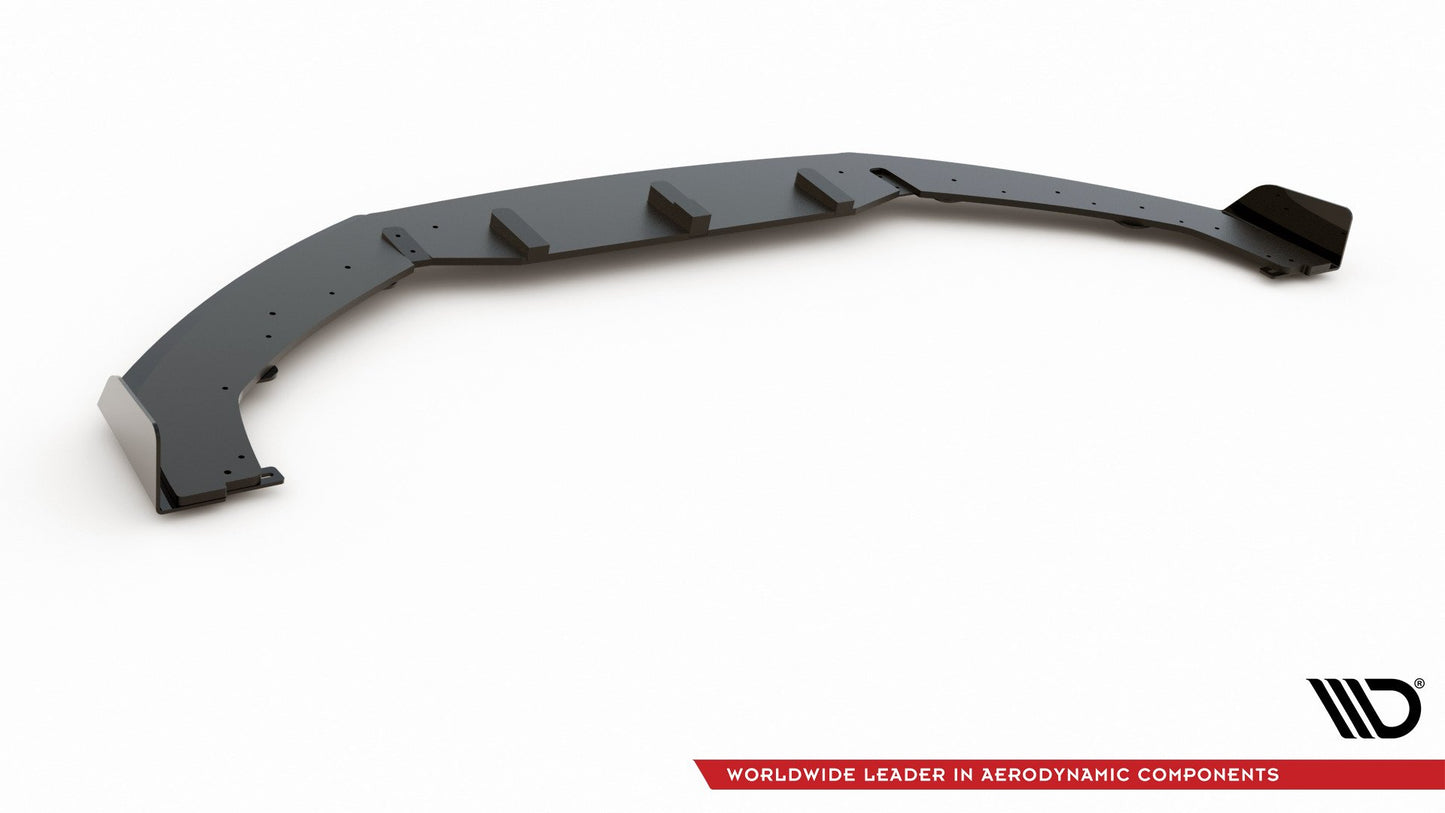 Street Pro Front Ansatz für + Flaps für Audi RS3 8V Sportback schwarz Hochglanz