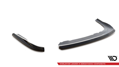 Heck Ansatz Flaps Diffusor für BMW 3er Coupe E46 schwarz Hochglanz