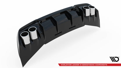 Diffusor Heck Ansatz + Endrohre für Cupra Formentor Mk1 Facelift