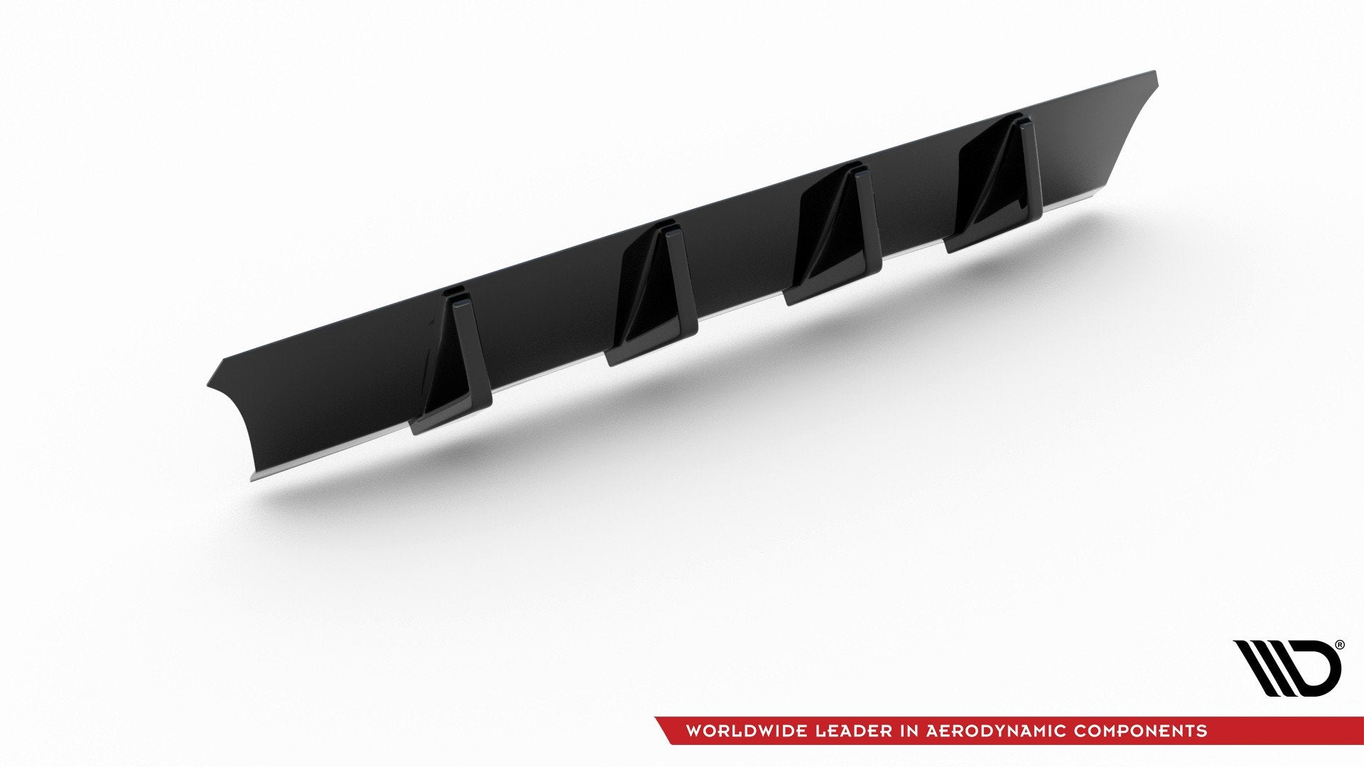 Diffusor Heck Ansatz V.1 für Seat Leon Cupra Mk3 FL Sportstourer schwarz Hochglanz