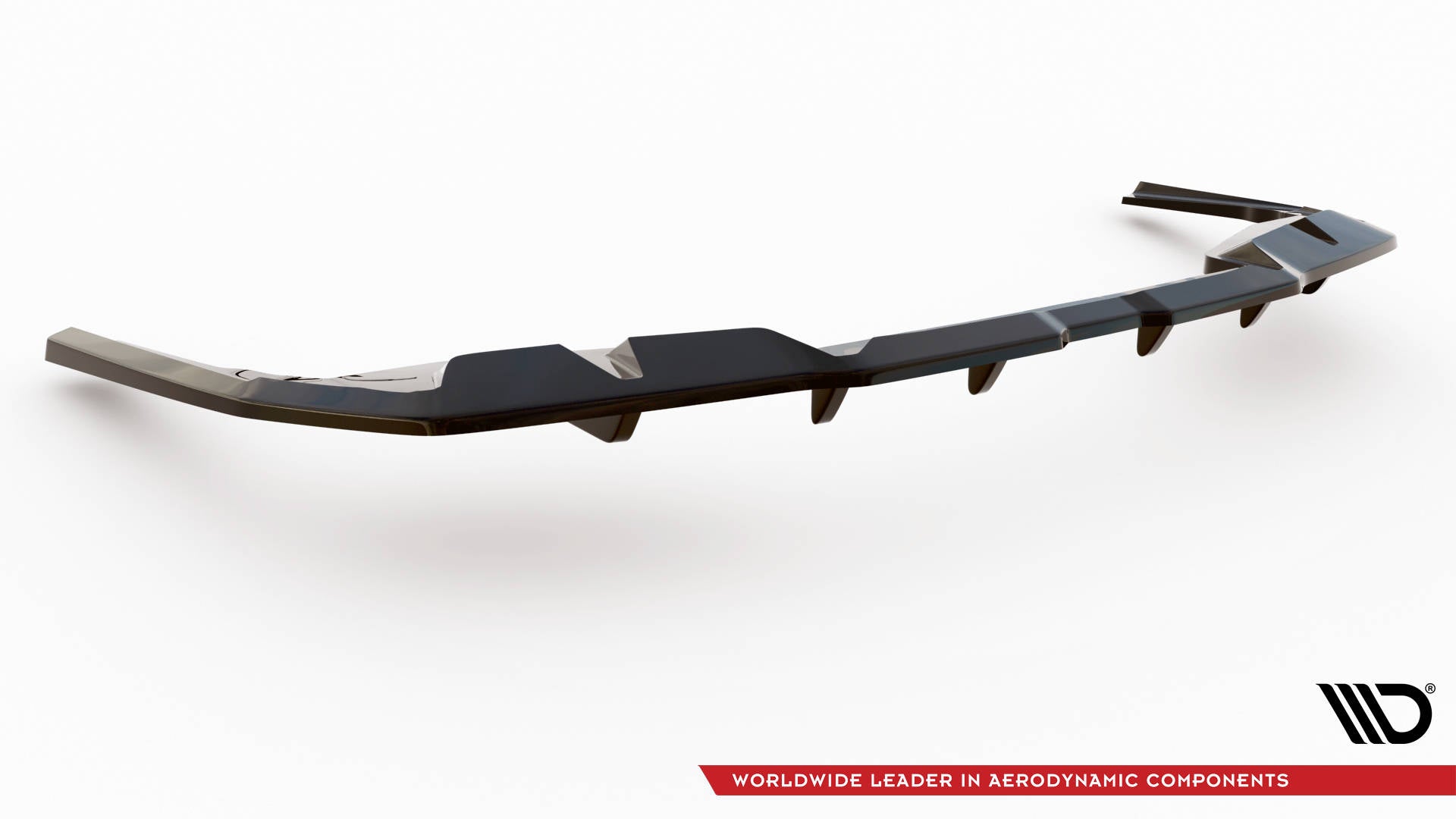 Mittlerer Cup Diffusor DTM Look Heck Ansatz für V.1 BMW i4 M-Paket G26 schwarz Hochglanz