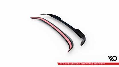 Höher Spoiler CAP für Honda Civic Sport Mk 10 schwarz Hochglanz