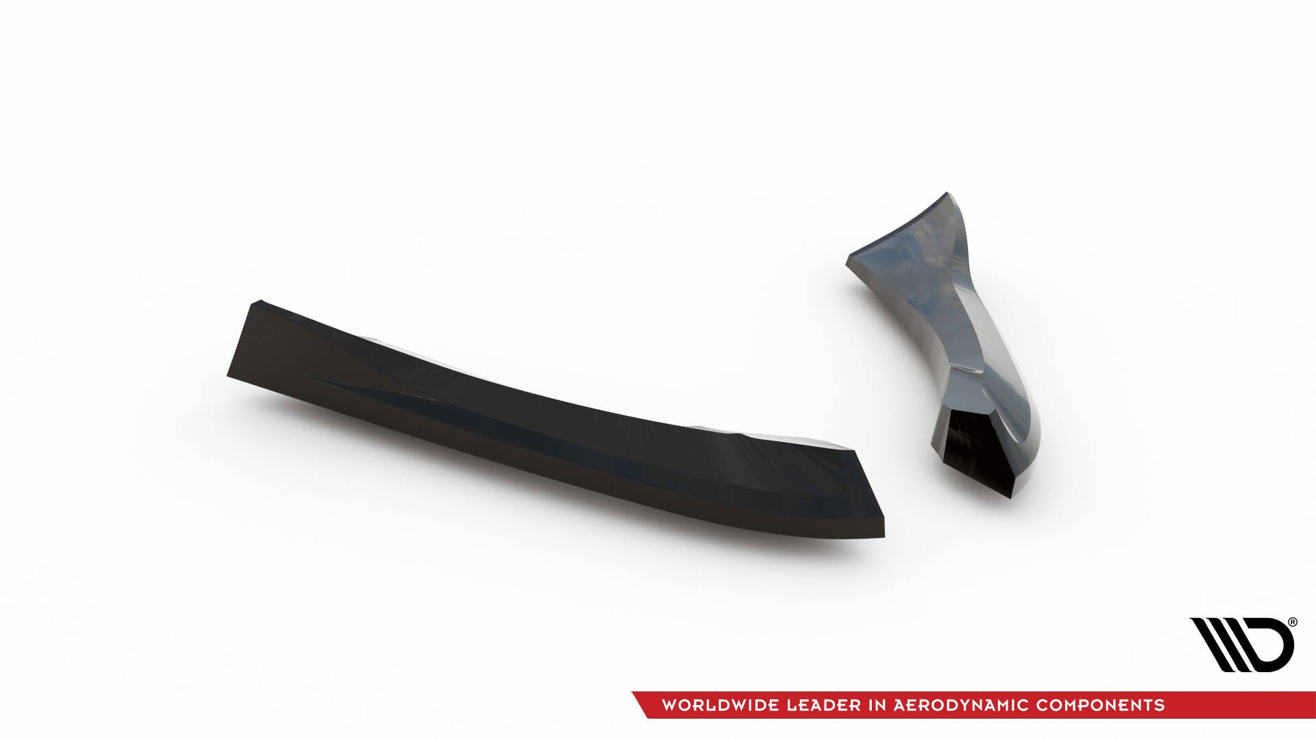 Heck Ansatz Flaps Diffusor für Mazda MX5 NC (Mk3) schwarz Hochglanz
