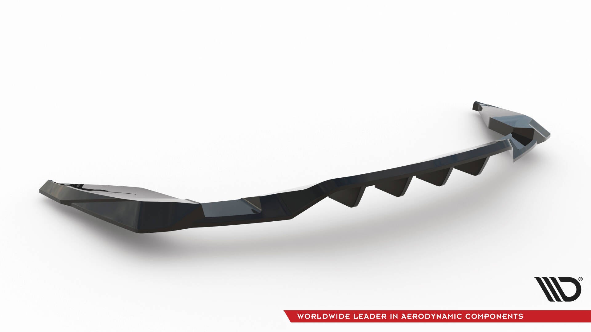 Mittlerer Cup Diffusor DTM Look Heck Ansatz für Chevrolet Camaro SS Mk6 Facelift schwarz Hochglanz