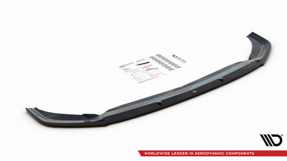 Front Ansatz V.1 für VW Polo GTI / R-line Mk6 schwarz Hochglanz