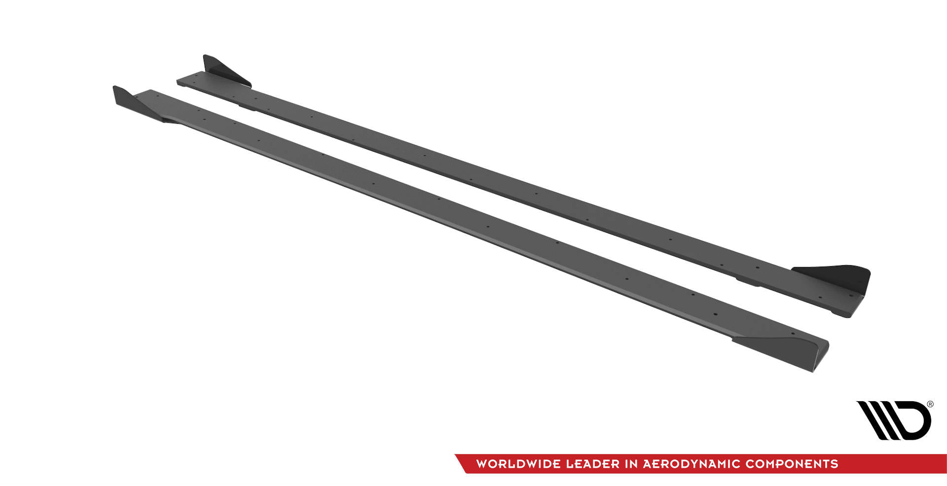Street Pro Seitenschweller Ansatz für + Flaps Volkswagen Golf R Mk7 schwarz Hochglanz