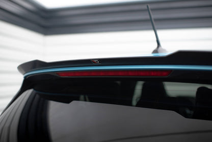 Spoiler CAP für Renault Clio Mk5 schwarz Hochglanz