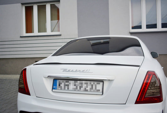 Spoiler CAP für MASERATI QUATTROPORTE MK5 FACELIFT schwarz Hochglanz