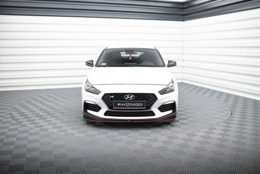Front Splitter V.2 Hyundai I30 N Mk3 Hatchback / Fastback schwarz Hochglanz