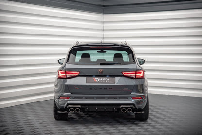 Heck Ansatz Flaps Diffusor für Cupra Ateca Mk1 / Mk1 Facelift schwarz Hochglanz