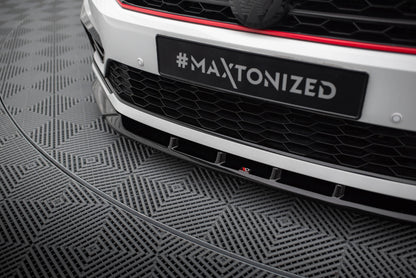 Front Ansatz V.2 für VW Passat GT B8 Facelift USA schwarz Hochglanz