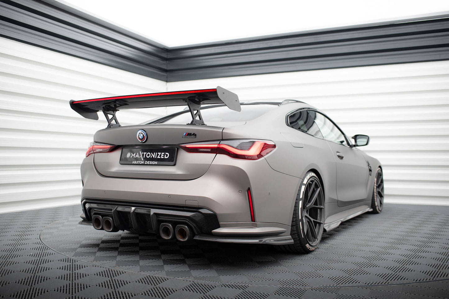 Carbon Spoiler With Internal Brackets Uprights + LED BMW M4 G82 / G82 Facelift / M440i / 4 M-Paket G22 / G22 Facelift