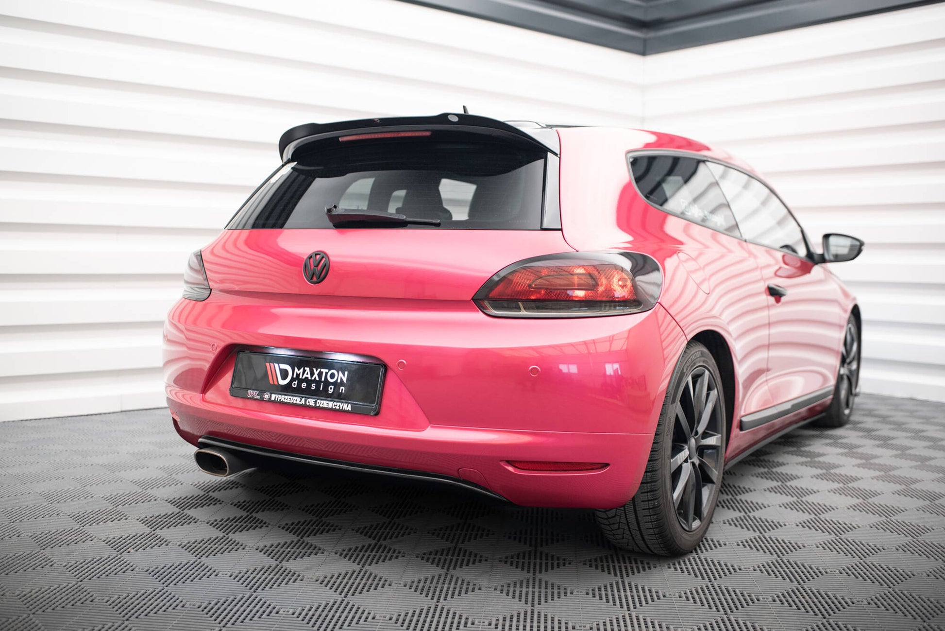 Spoiler CAP für VW SCIROCCO STANDARD schwarz Hochglanz