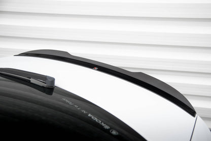 Spoiler CAP V.2 für Skoda Superb Liftback Mk3 / Mk3 Facelift schwarz Hochglanz