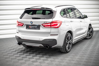 Heckansatz BMW X1 M-Paket F48 / F48 Facelift schwarz Hochglanz