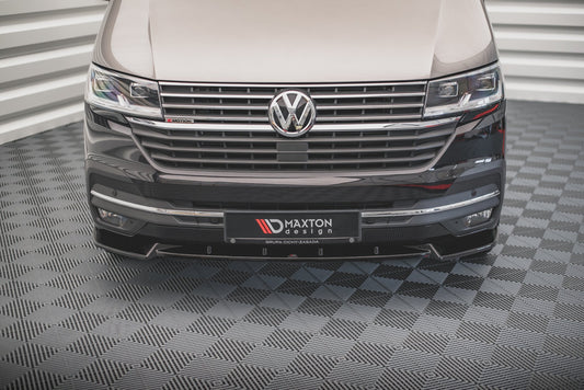 Front Ansatz V.1 für VW T6 Facelift schwarz Hochglanz