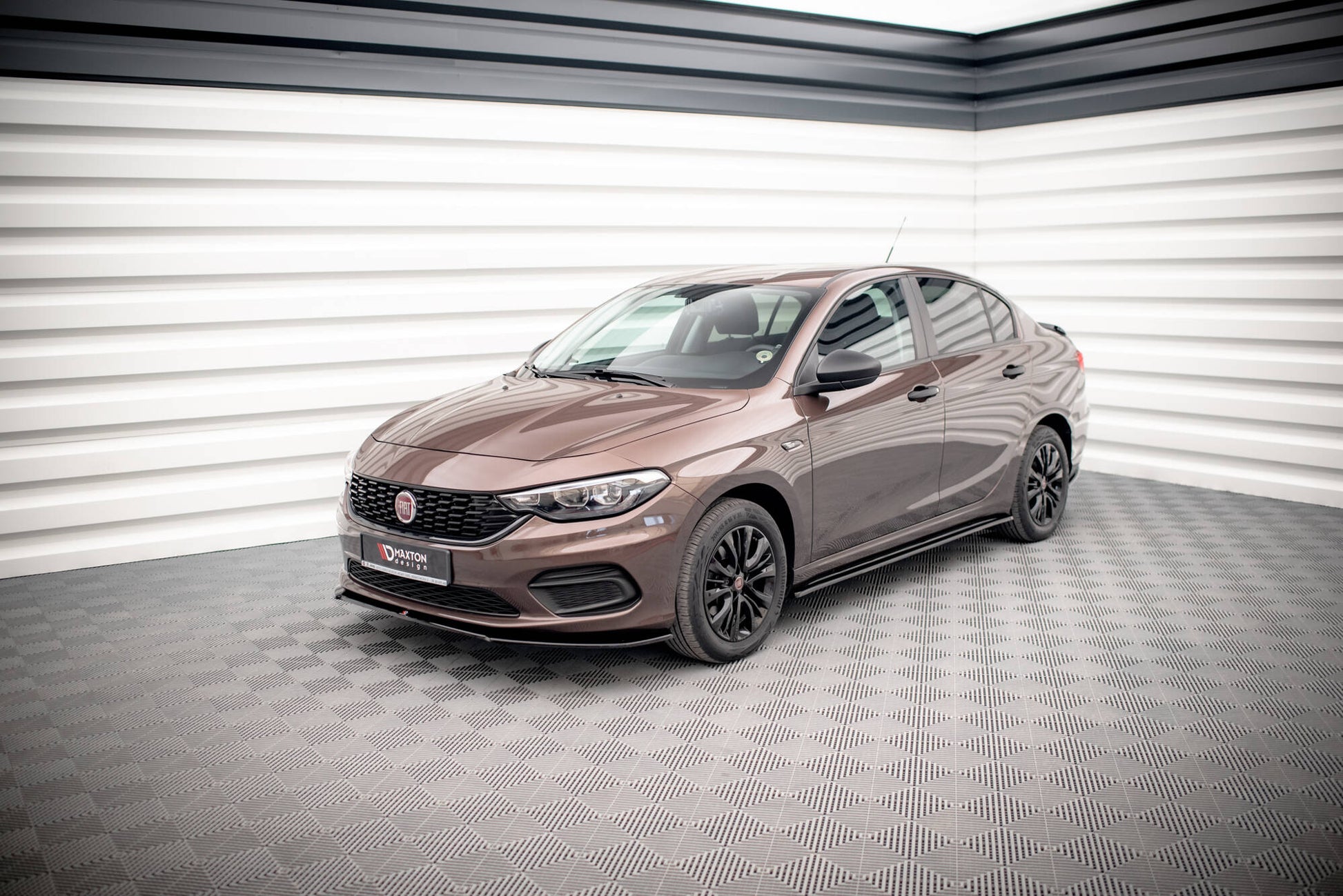 Front Ansatz für Fiat Tipo S-Design schwarz Hochglanz