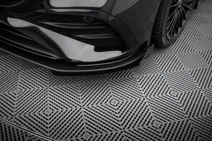 Street Pro Front Ansatz für +Flaps für + Flaps Mercedes-AMG A35 W177 Facelift schwarz Hochglanz