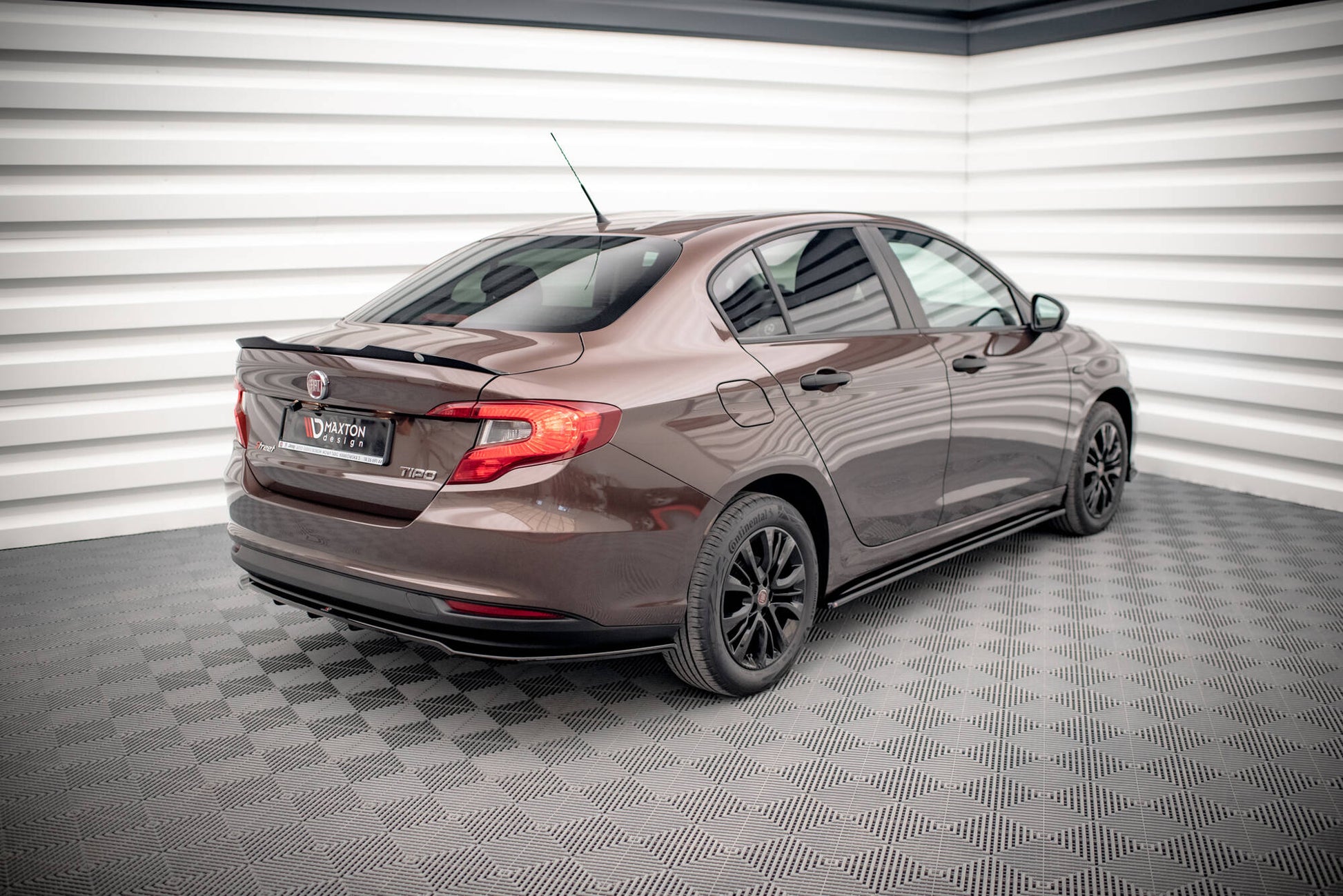 Seitenschweller Ansatz für Fiat Tipo S-Design  schwarz Hochglanz