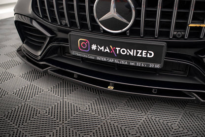 Front Ansatz V.3 für Mercedes-AMG GT 63S 4-Door Coupe Aero schwarz Hochglanz