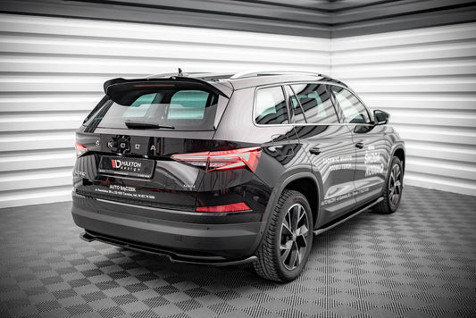 Spoiler CAP für Skoda Kodiaq Mk1 Facelift schwarz matt