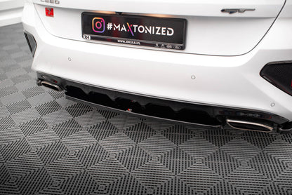 Heckansatz Kia Ceed GT Mk3 schwarz Hochglanz