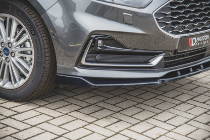 Front Ansatz für Ford S-Max Mk2 Facelift schwarz matt