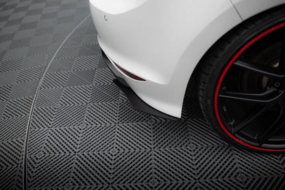 VW GOLF 7 R HATCHBACK Diffusor Heck Ansatz für Heckschürze für & Heck Ansatz Flaps Diffusor für