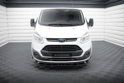 Front Ansatz für Ford Transit Custom Mk1 schwarz Hochglanz