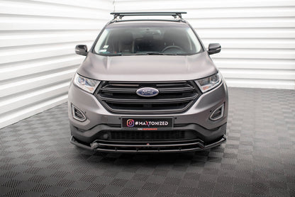 Front Ansatz für Ford Edge Mk2 schwarz Hochglanz