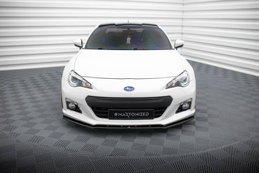 Front Ansatz V.4 für Subaru BRZ Mk1  schwarz Hochglanz