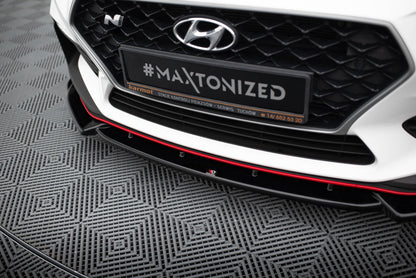 Front Ansatz V.5 für Hyundai I30 N Mk3 Hatchback/ Fastback schwarz Hochglanz