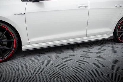 Seitenschweller Ansatz für V.3 + Flaps für VW Golf R / R-Line Mk7