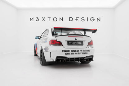 Carbon Spoiler With Upper Swan Mounting + LED BMW 1er M E82
