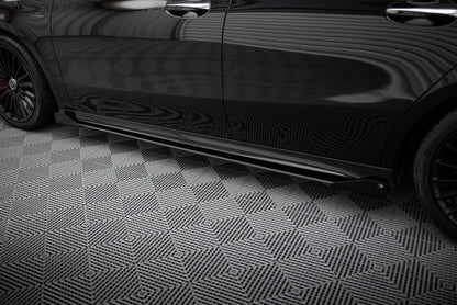 Seitenschweller Flaps für Mercedes-AMG A35 W177 Facelift schwarz Hochglanz