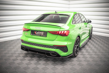 Heckscheiben Spoiler für Audi RS3 Limousine 8Y Facelift schwarz Hochglanz